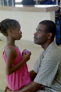 Sydney and his daughter enjoying a moment at the 2005 Reunion